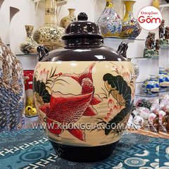 vo-ruou-phong-thuy-ca-chep-hoa-sen-nien-nien-huu-du