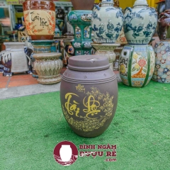 Chum Tài Lộc không tráng men 15 lít
