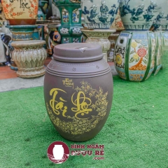 Chum Tài Lộc không tráng men 30 lít